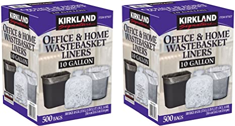  Kirkland Signature Smart Closure Outdoor Lawn 50 Gallon Trash  Bags, 70Count : Everything Else