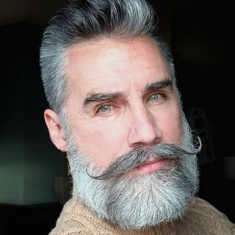 man with gray beard