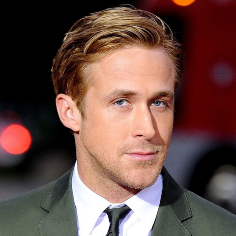 Ryan Gosling example for Oval Face Shape