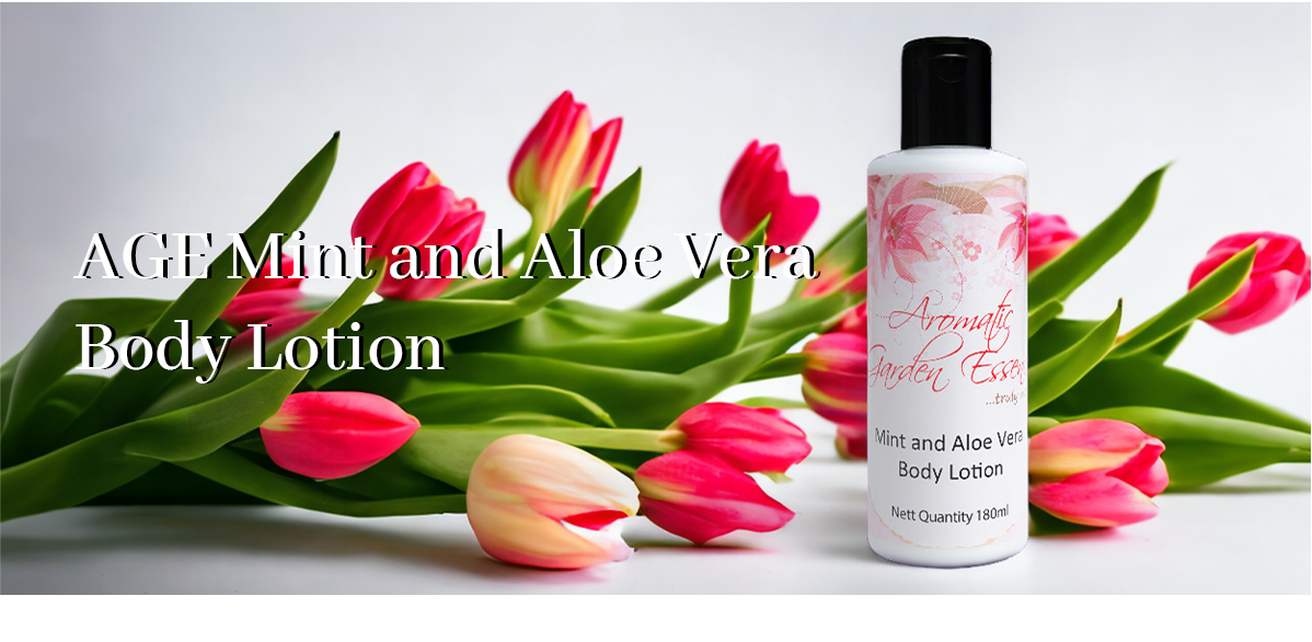 age mint and aloe vera body lotion