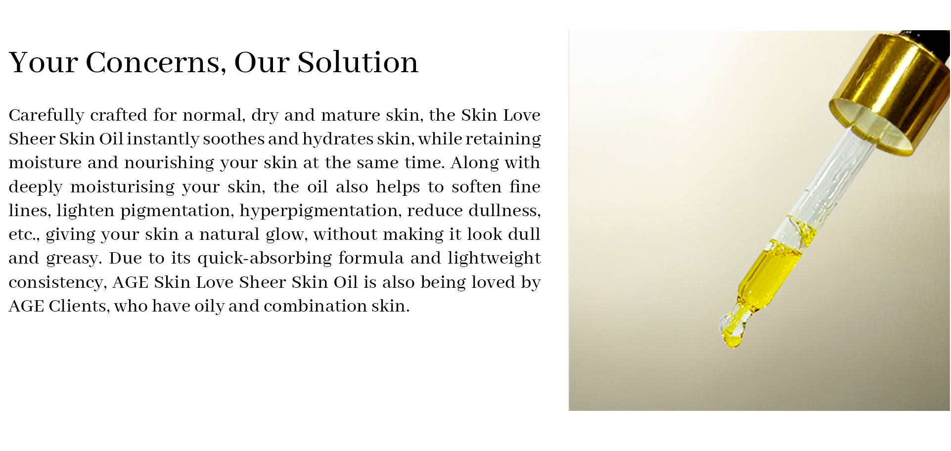 long lasting moisturised oil