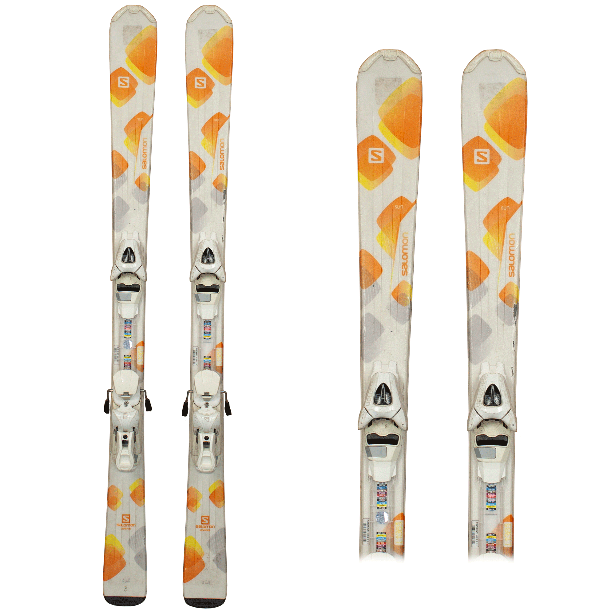 Used Salomon Sun Womens Skis C - Galactic Sports