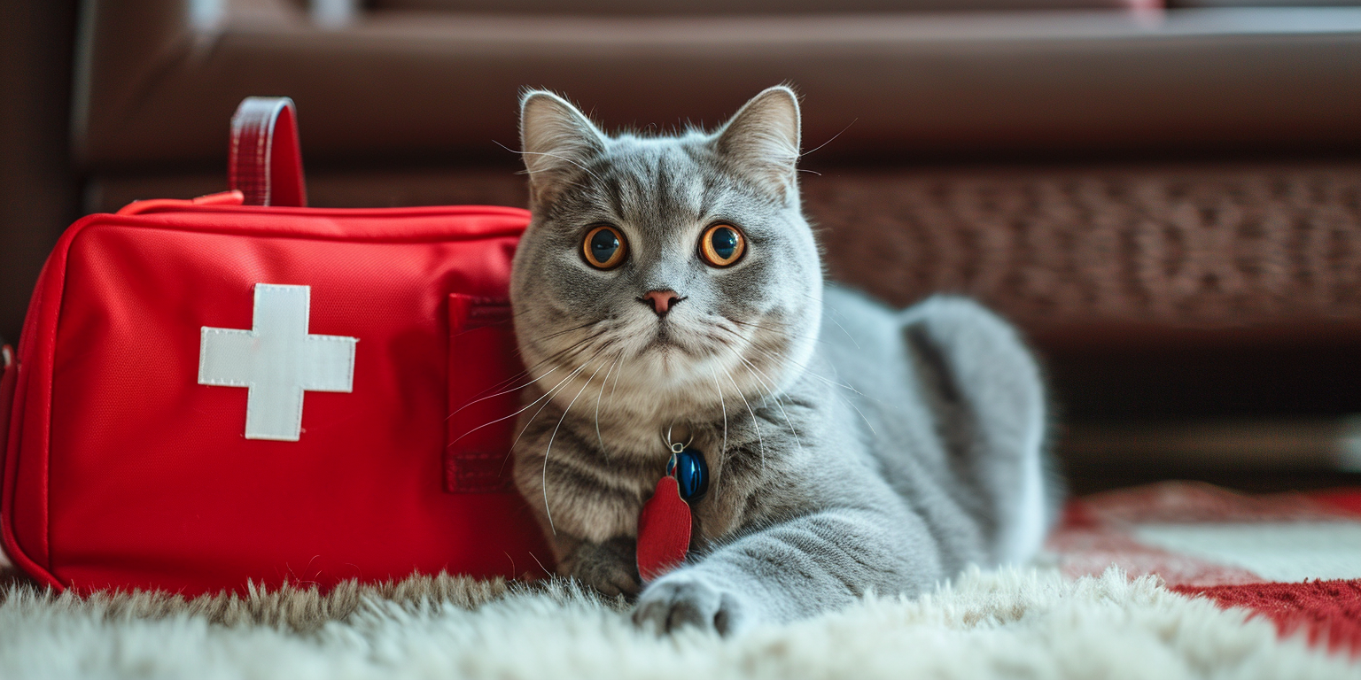 un kit de primeros auxilios para mascotas