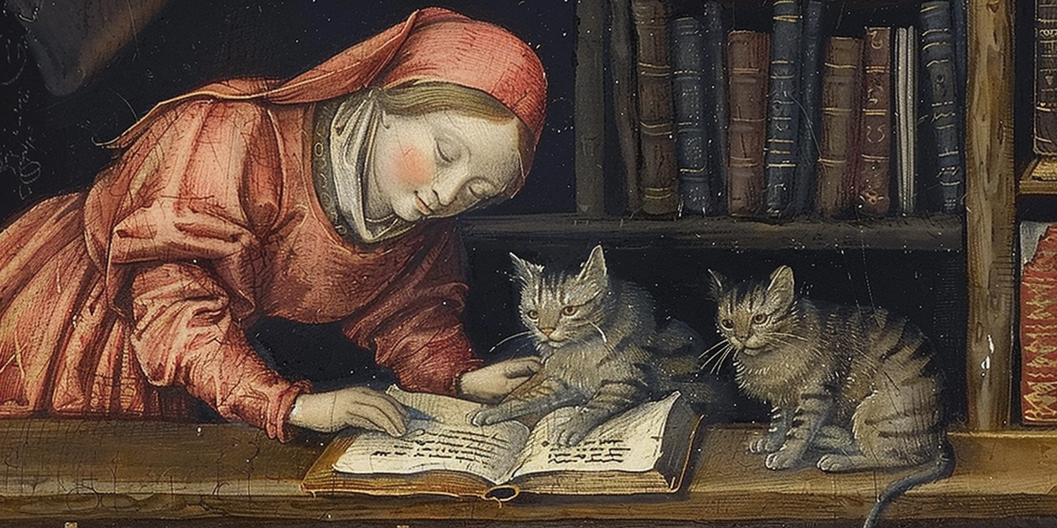 gatos en literatura medieval