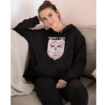 Deadly Eyes Cat Lover Hoodie for Sale, Shirts and Tops - Daily Offers And Steals