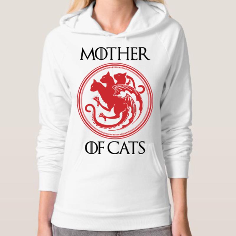 mother of cats hoodie