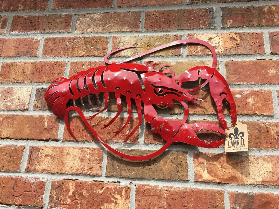 Rustic Crawfish Metal Wall Art– Damrill Metal Sculpture