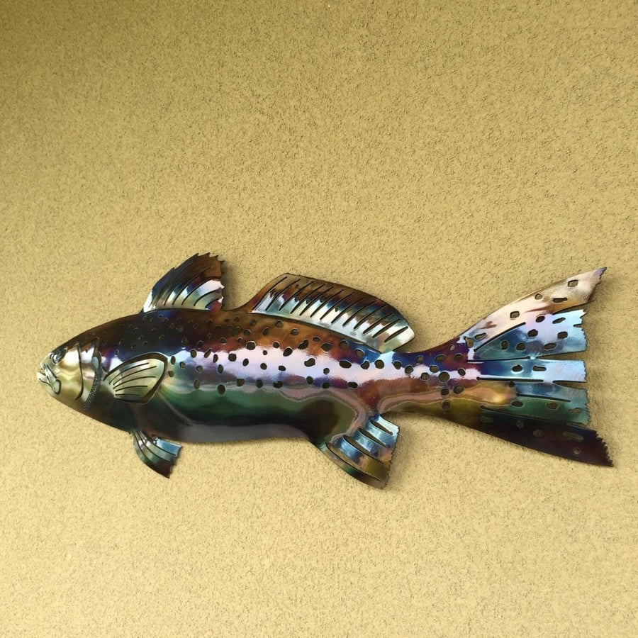 Red Fish Red Drum Wall Art Metal Snapper Coast Coastal Decor Bull Red