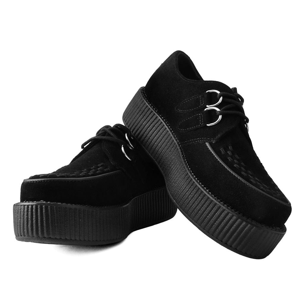 Viva High Black Suede Creeper . Creepers – . Shoes EU