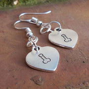 Cute funky Hand stamped earrings handmade jewellery Gifts for her