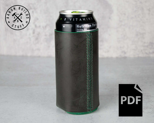 Campaign Leather Slim Can Koozie