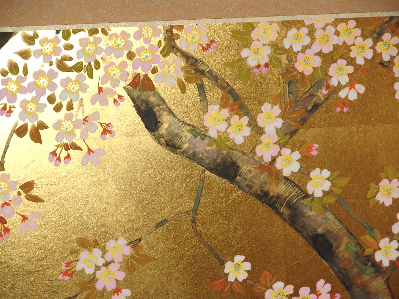 Tominaga Jyuho - Japanese Traditional Hand Paint Byobu (Gold Leaf Fold –  Magnificent Items from Japan (Team Wakon Japan)