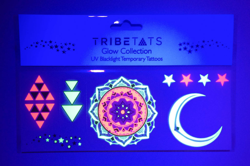 blacklight temporary tattoos