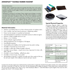 Flexi Magnet Datasheet