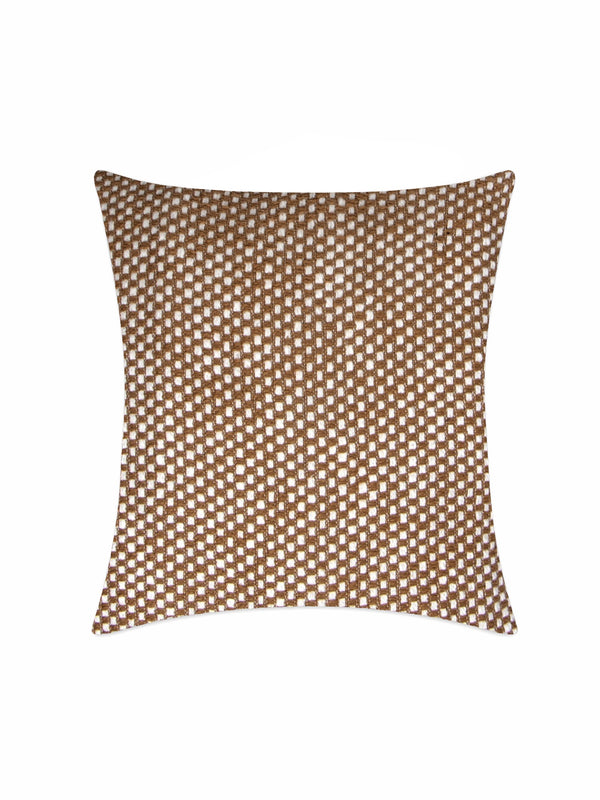 Aditi Wasan Cotton two tone basket weave pattern cushion covers Pack of 3