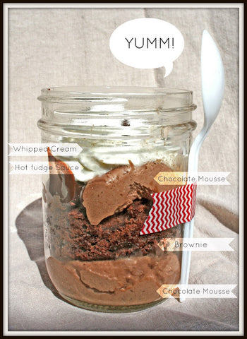 mason jar mudpies