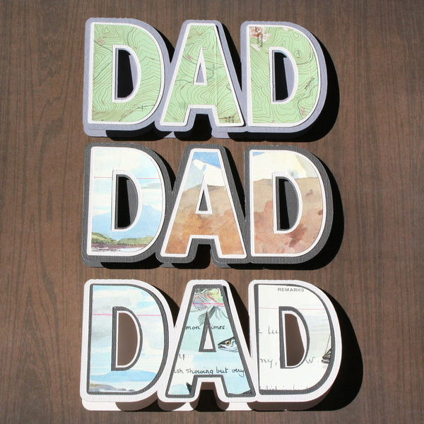 dad shaped card free svg