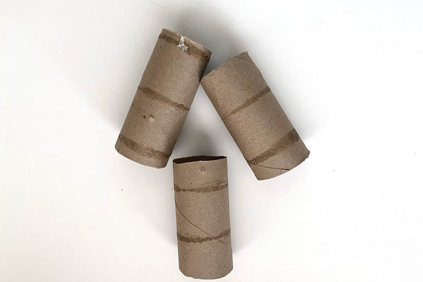 how to upcycle paper towel rolls