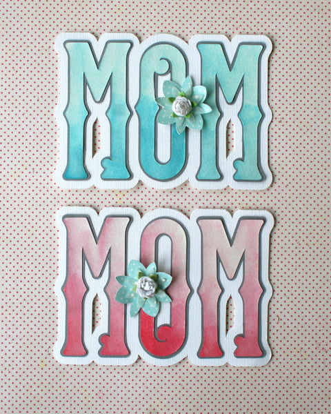 shaped mom card svg