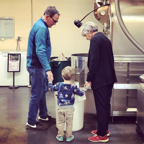 First and Third Generations around the Loring roaster at Red Rock's Albuquerque, NM plant