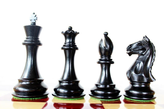 4 Fierce Knight Staunton Chess Set Chess Pieces Only 