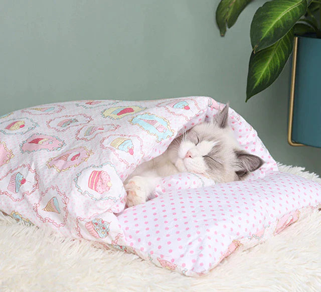 Erfgenaam Bestaan krans Slaapzak Voor Huisdieren™ | Geef uw kat de warmte en het comfort die z –  liefwolkje.nl