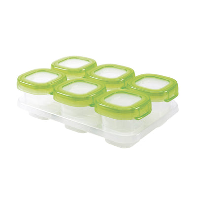 OXO Tot Glass Baby Blocks Containers 4 oz 120 ml Baby Food Storage