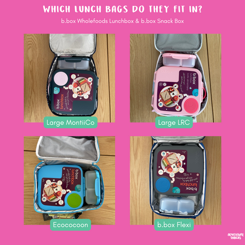 bbox wholefoods and snack box in lunch bags