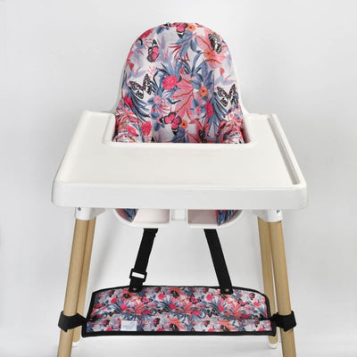 Nibble & Rest Footsi Highchair Footrest Tropical Butterfly