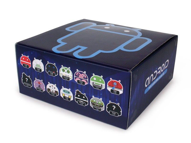 Android Mini Collectible Series 3 Case + 3 Pk Hexagon Foundry Cases