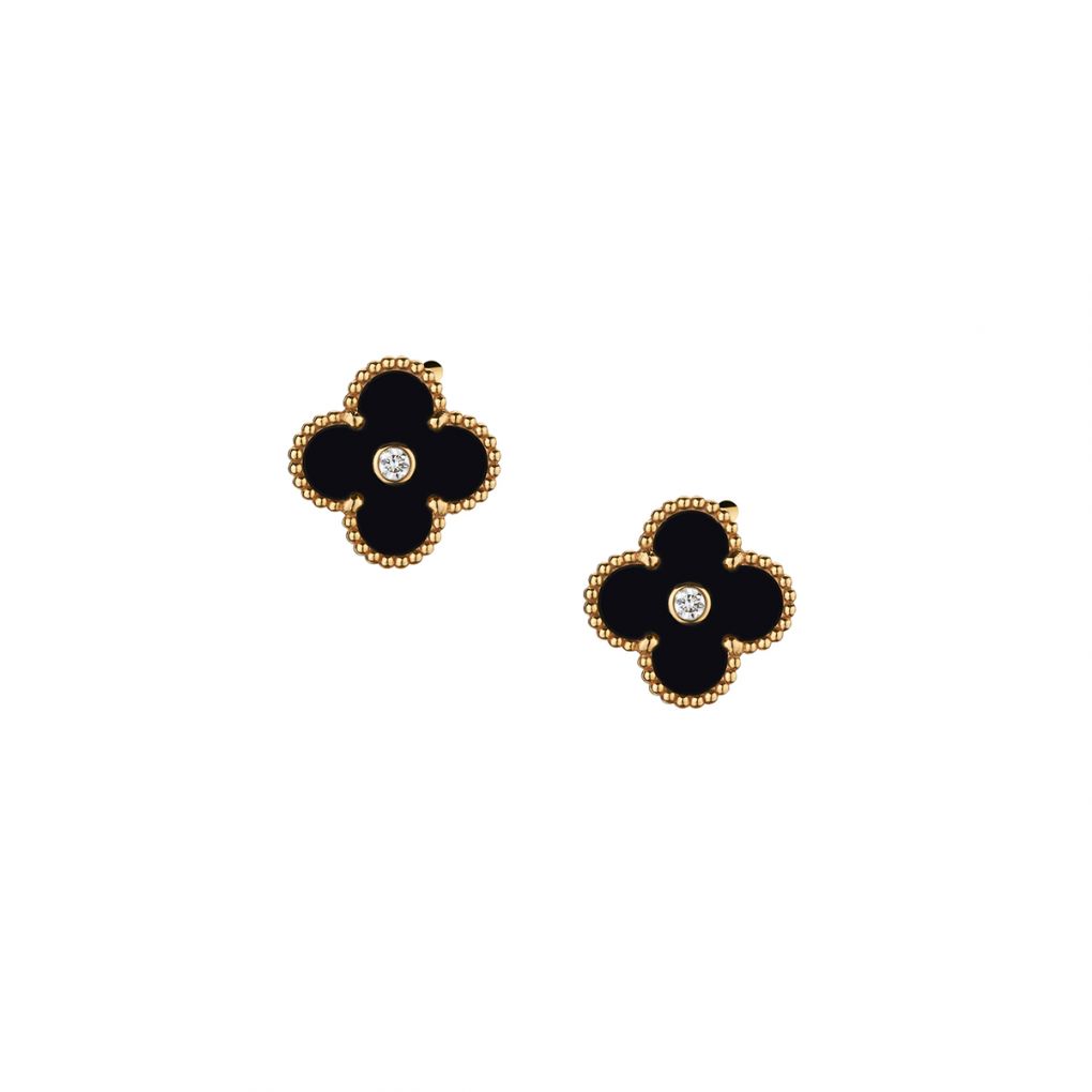 Van Cleef & Arpels White Gold And Diamond Socrate Three Flower Earrings  Available For Immediate Sale At Sotheby's
