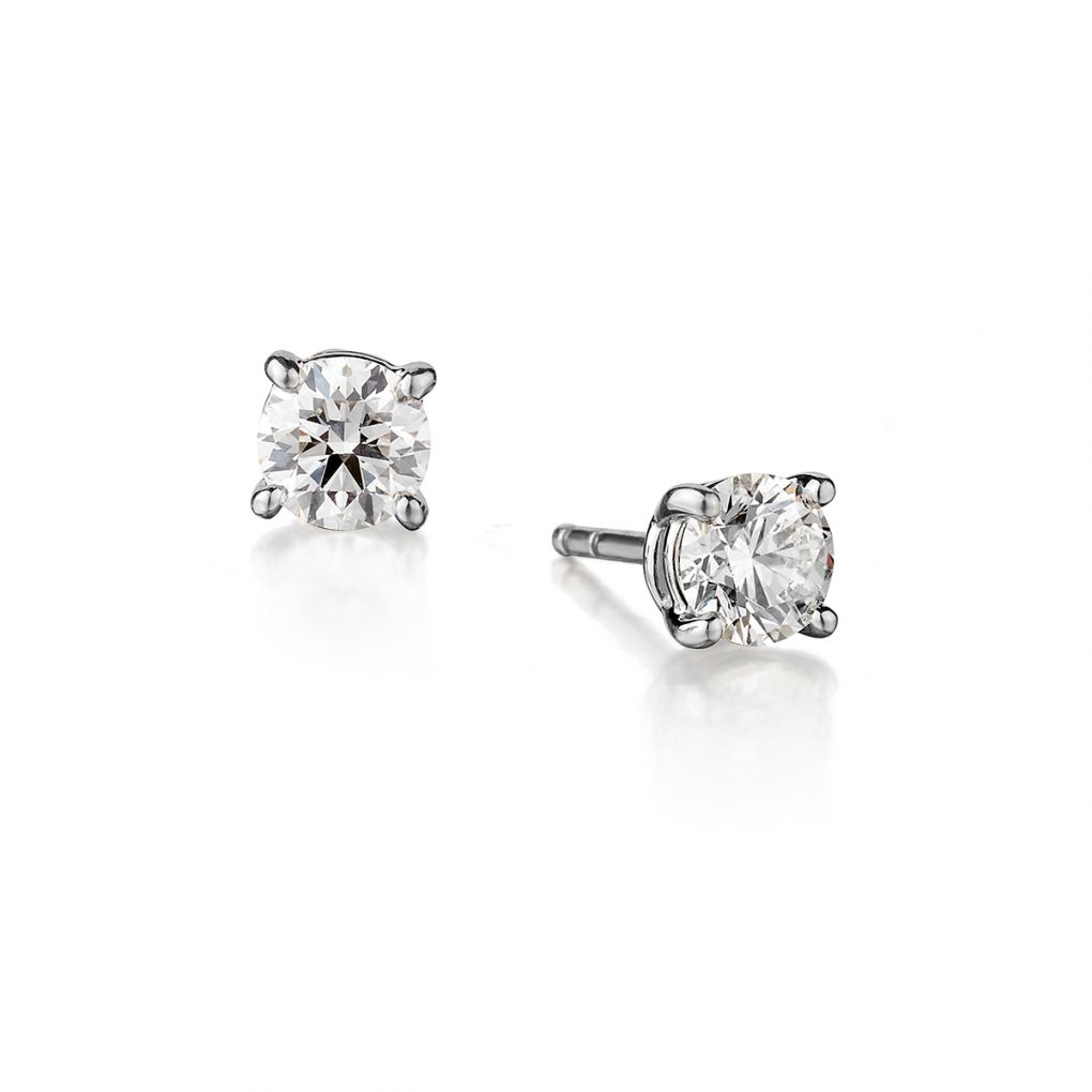 Classic Round Brilliant Diamond Stud Earring | Fernbaugh's Jewelers