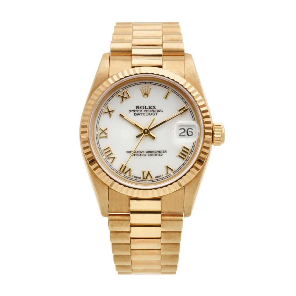 Rolex Oyster Perpetual Datejust Yellow Gold Diamond 31MM Watch – Van Rijk