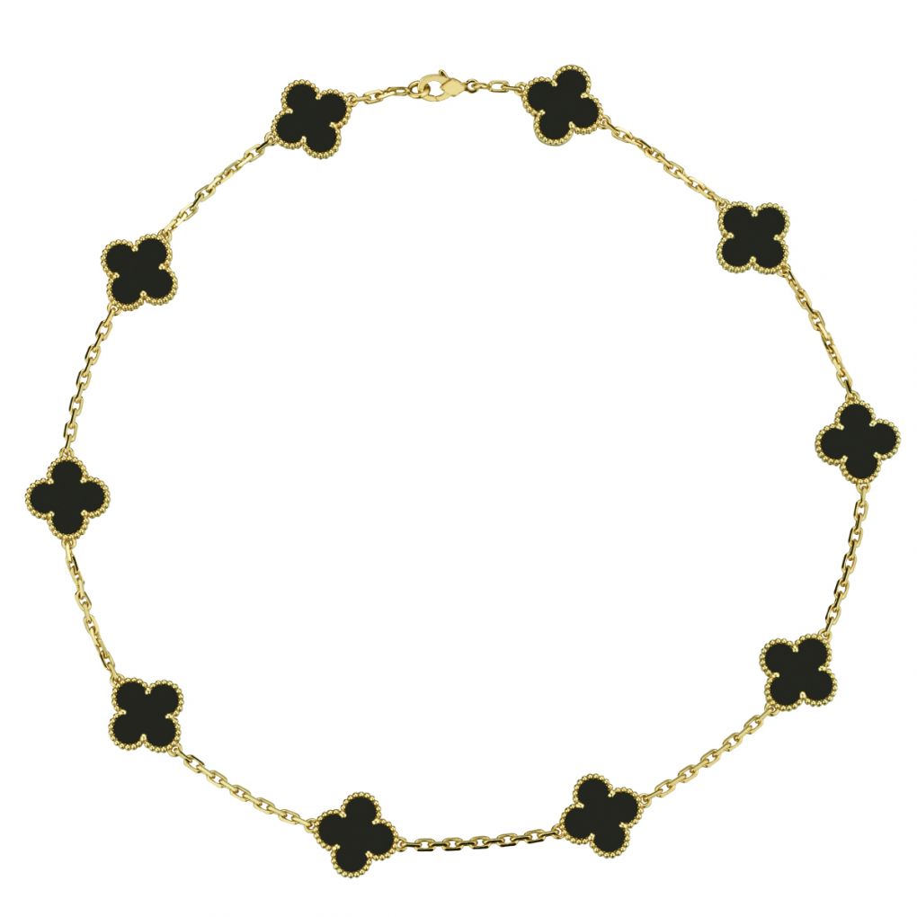 Van Cleef & Arpels - 18K White Gold Fleurette Necklace – Robinson's Jewelers