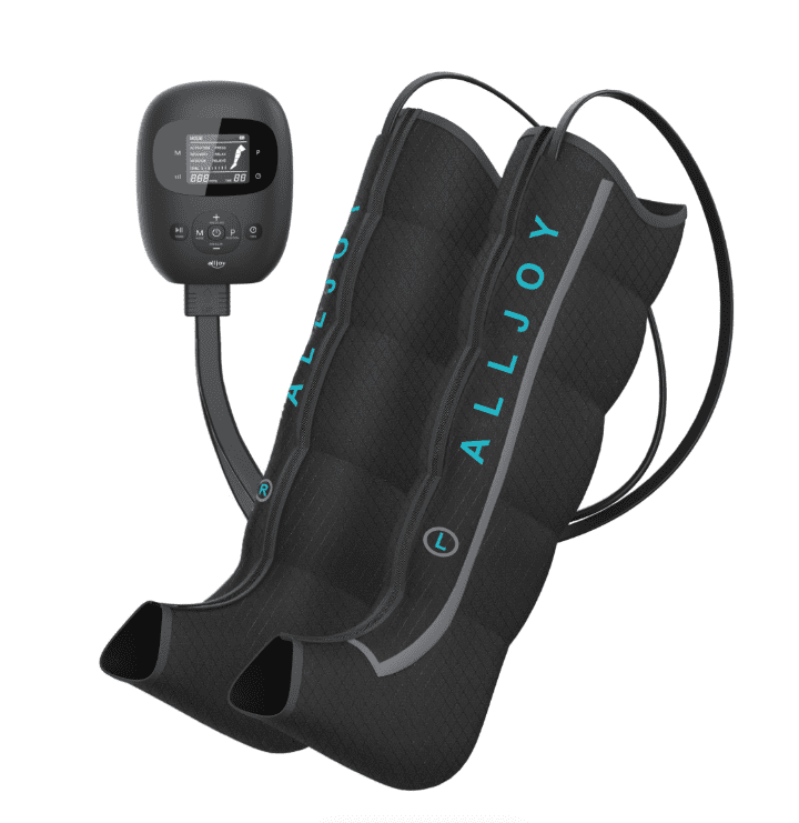 ALLJOY Leg Compression Boots Massager for Circulation and Pain Relief ,Leg Air Compression Foot and Calf Massager with Heat, Leg Stimulation Blood Circulation