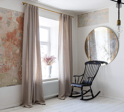 Our rustic unbleached curtains are designed and made to give your home a unique and timeless charm, and no matter the style of your home, linen can fit into any interior