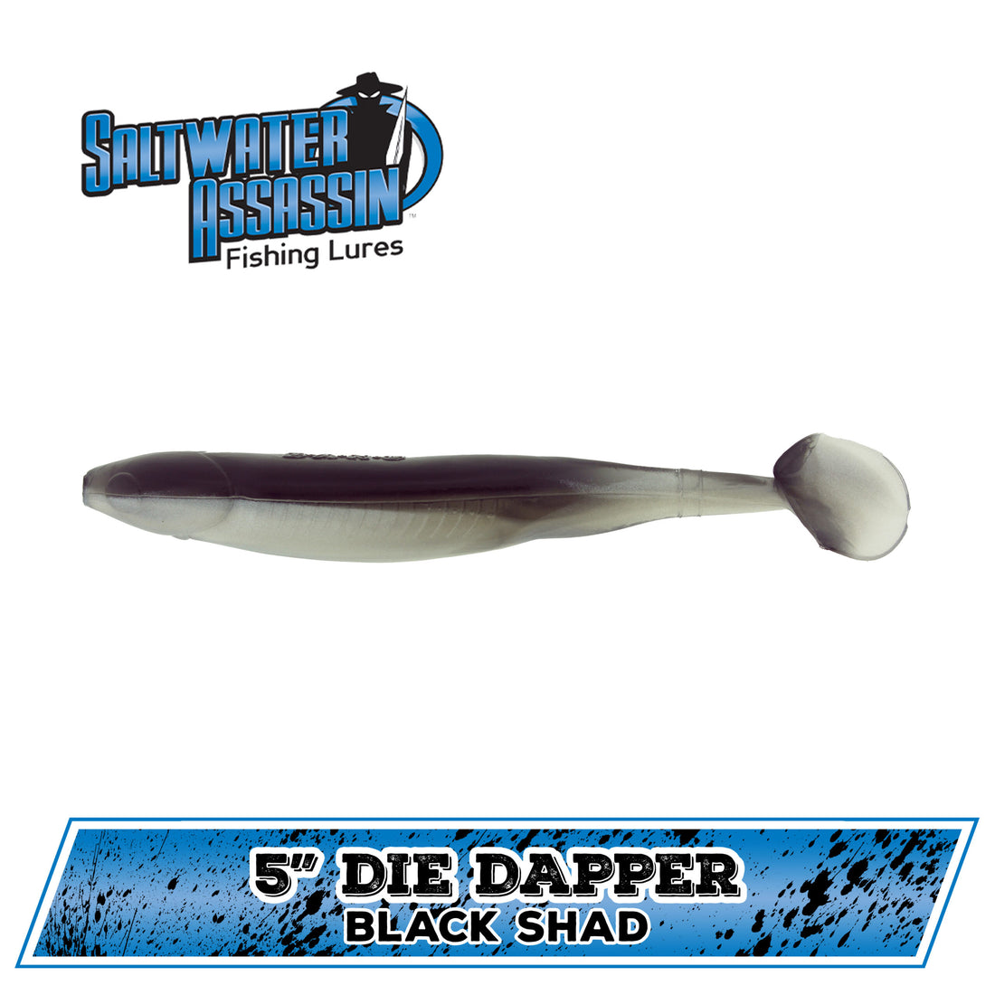 Bass Assassin 5 Saltwater Shad - White