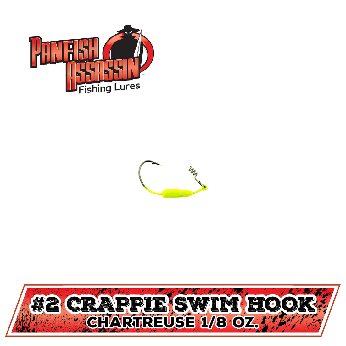 Bass Assassin 2 Crappie Dapper S&P Silver Phantom