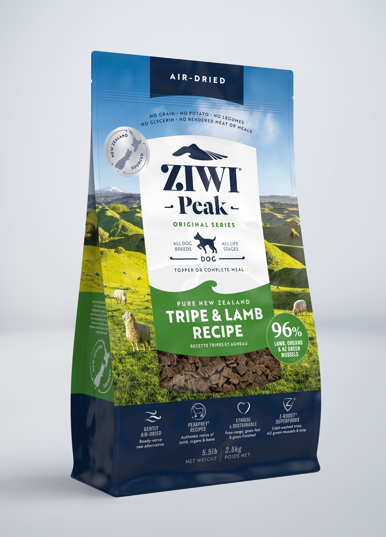 人気ショップが最安値挑戦 ZIWI エアドライドッグフード ラム 2.5kg 自然食