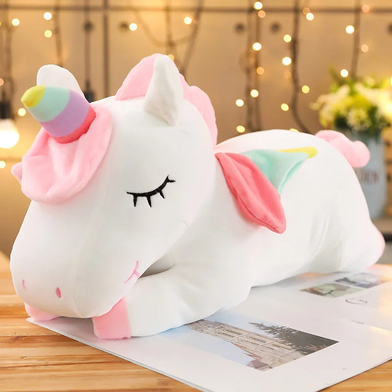 Kawaii Giant Unicorn Plush Toy - Soft, Cuddly, Perfect Gift for Kids! - Image 5