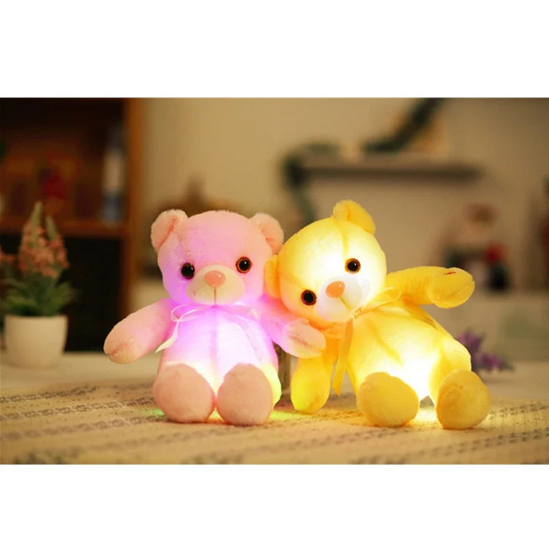 Luminous 30CM Teddy Bear Plush Pillow - Perfect Gift for Kids! - Image 5