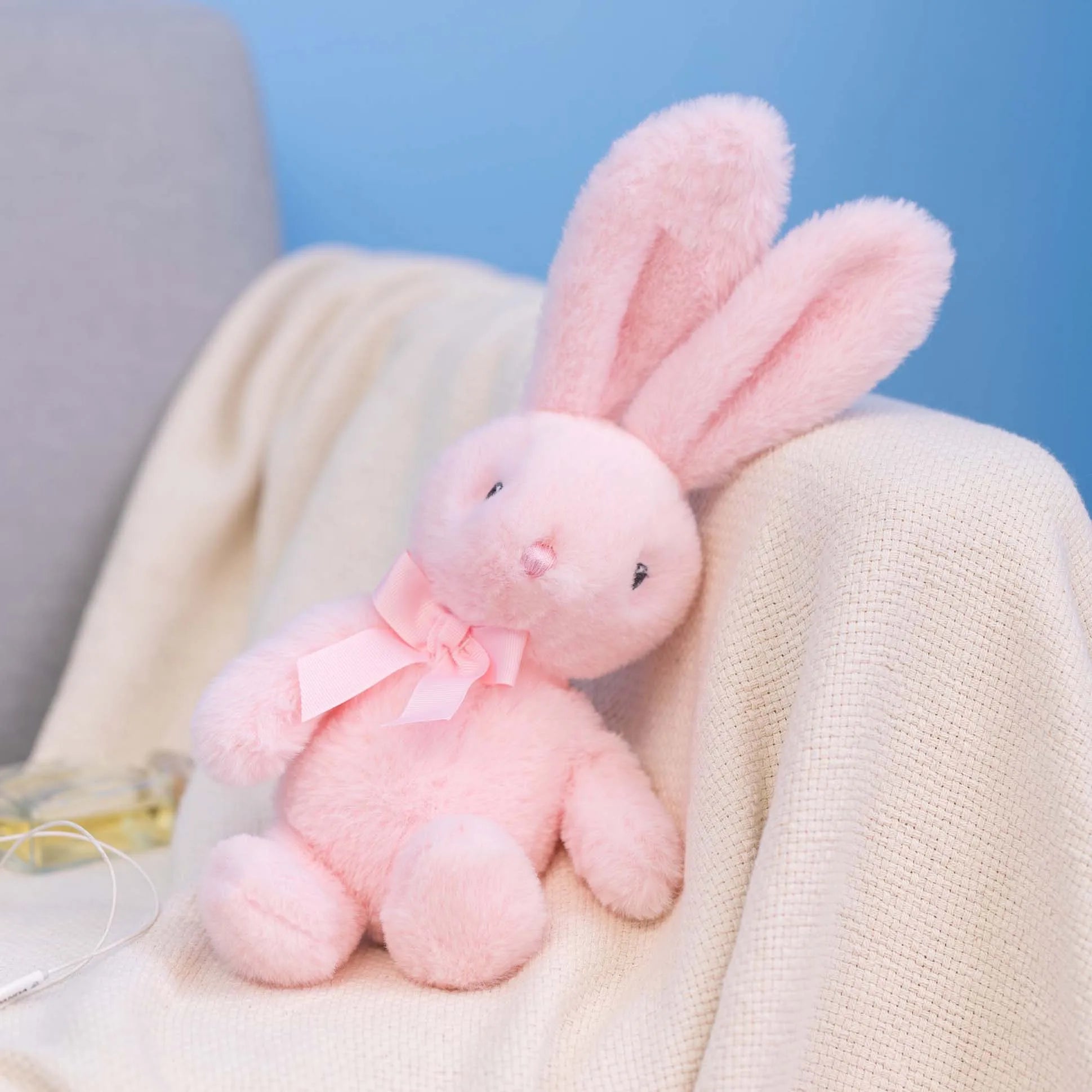 Kawaii Rabbit Plushie: Adorable Bow Tie Hug Doll for Creative Gifts - Image 6