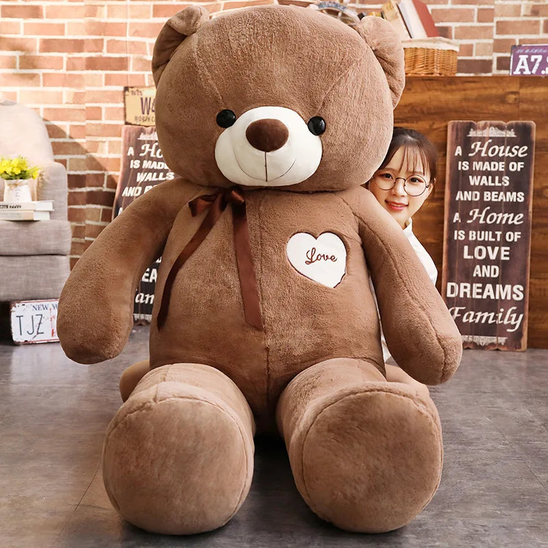 Giant Kawaii Bear Plush Toy - Soft & Cuddly Gift for Loved Ones - Image 10
