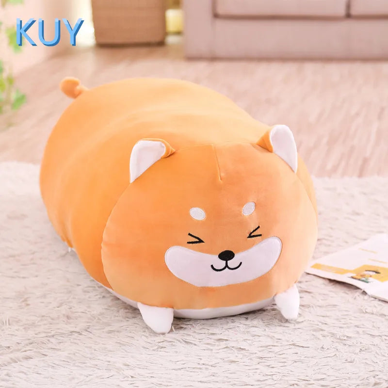 Cute Cartoon Animal Plush Pillow - Adorable Fat Dog, Cat & Friends! - Image 10