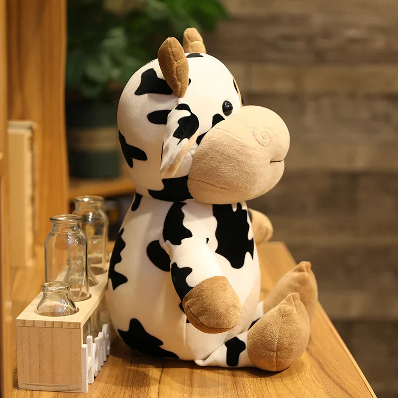 Cute 65CM Cartoon Milk Cow Plush Toy - Soft Cuddle Buddy for Kids - Image 5
