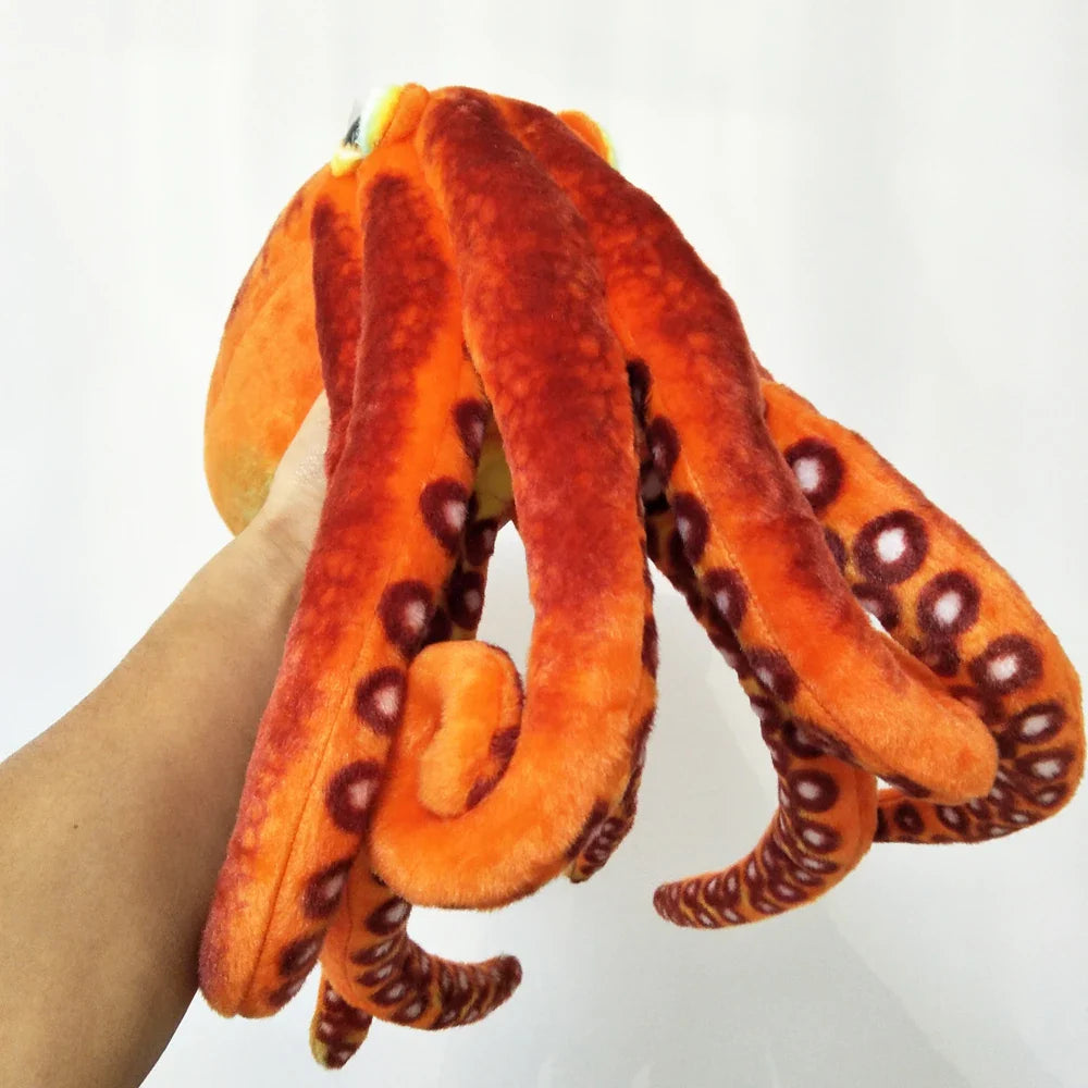 Plush Orange Octopus Toy - Perfect Birthday Gift for Kids! - Image 3