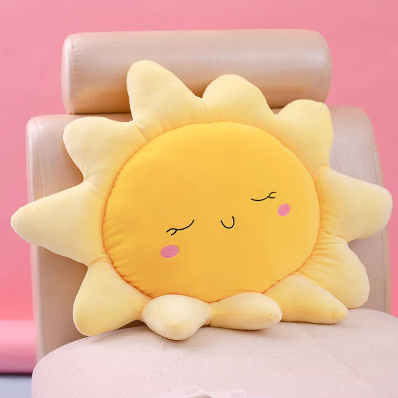 Cute Sun Cloud Plush Pillow - Soft, Creative Toy for Kids' Home Decor - Image 7