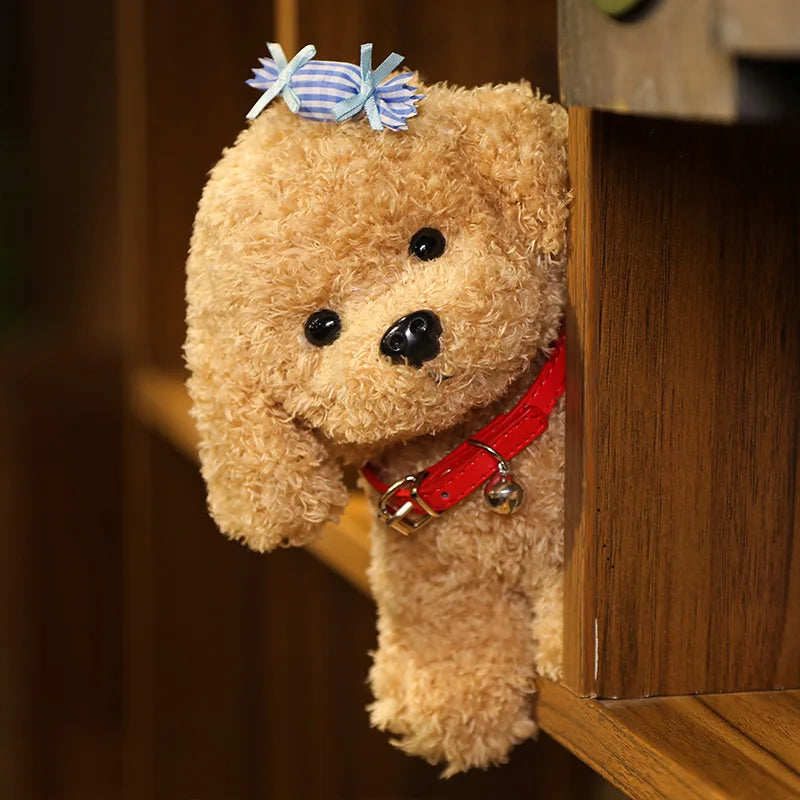 Creative 22cm Realistic Poodle Plush Toy - Handmade Lucky Dog Figure - Image 7