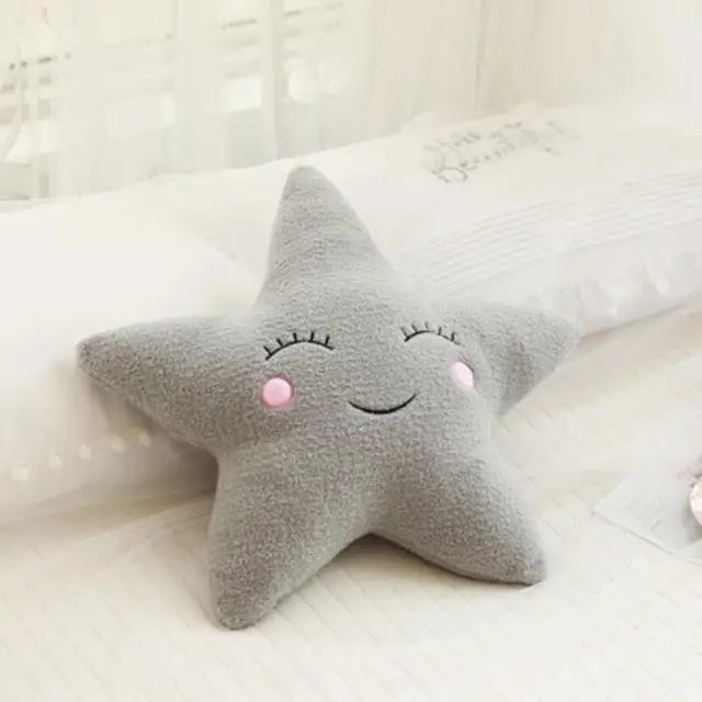 Soft Plush Cloud & Star Raindrop Pillow - Cozy Kids' Room Decor - Image 16