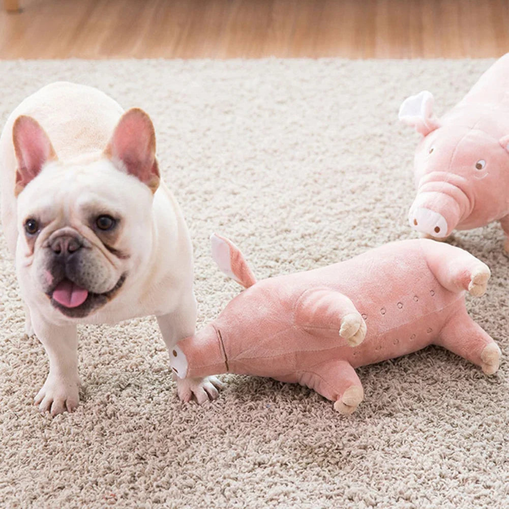 Cute Plush Pig Chew Toy for Dogs - Image 5